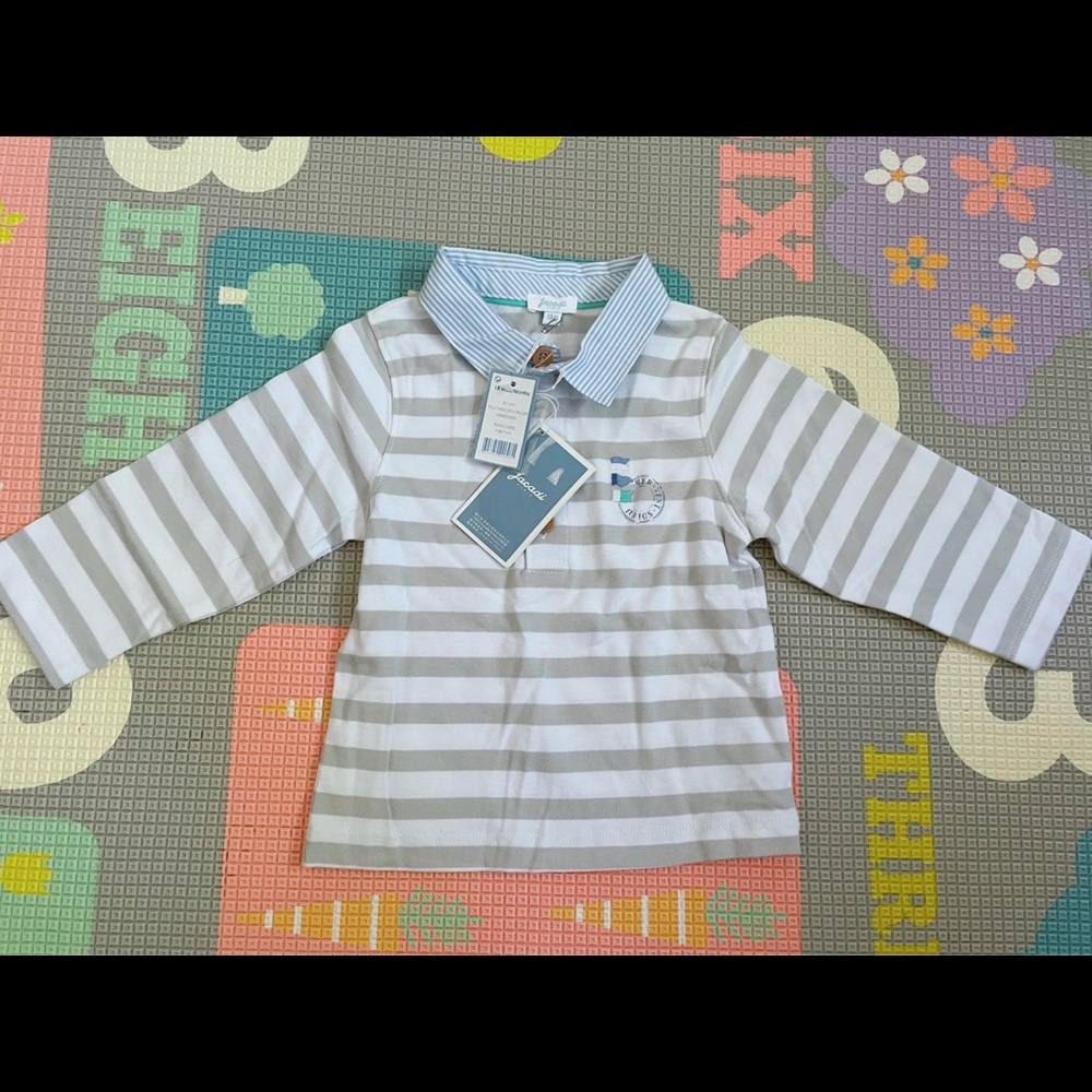 New jacadi baby long sleeves shirt 18m